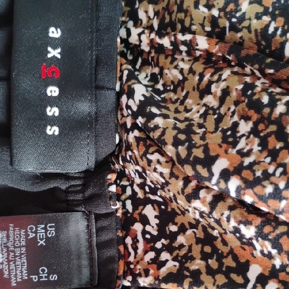 Axcess Multi-Color Patterned Midi Dress - Picture 10 of 10